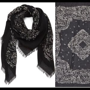 Treasure & Bond Bandana Medallion Scarf